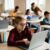 Girl learning about positive intervention online